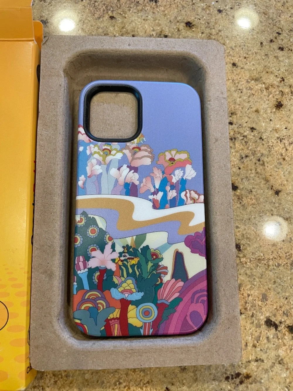 Casely iPhone 12 Pro case, Beatles Yellow Submarine - brand new never used